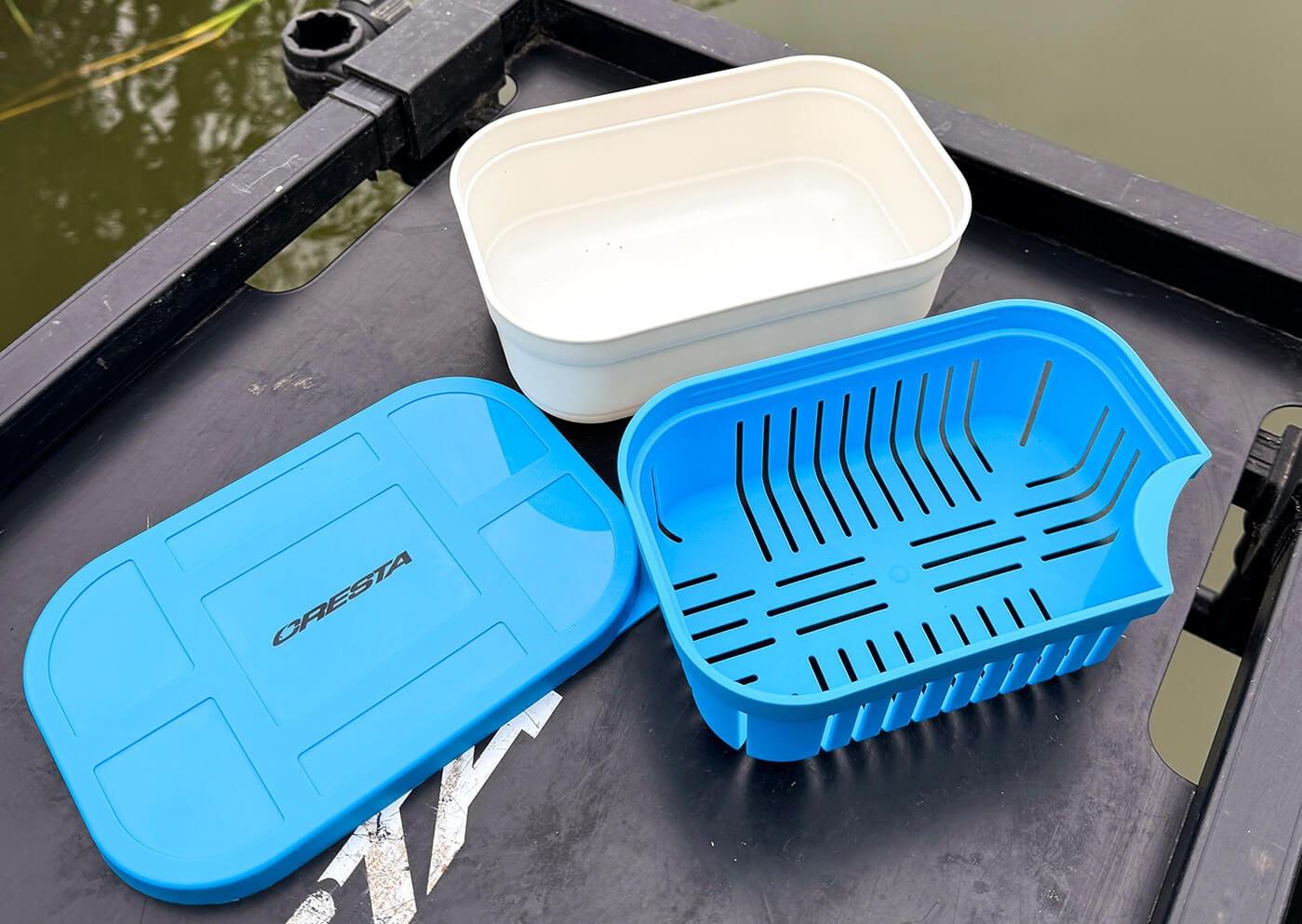 Cresta Bait Tube 600ml Closed Lid + Drain