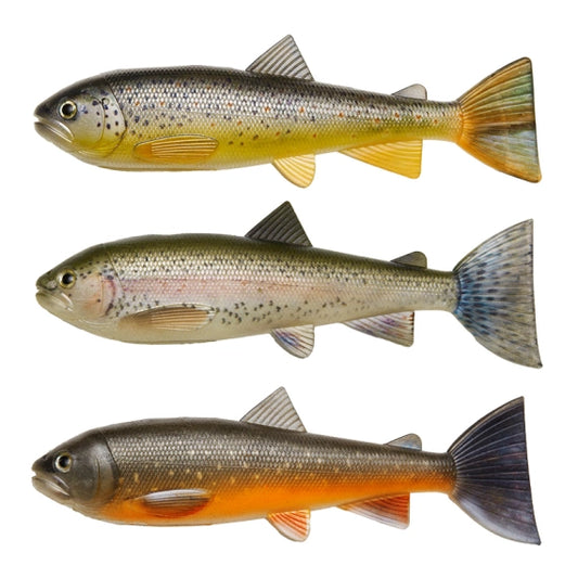 Pulze Baits Skinz Trout 15cm 3Pcs Brown+Rainbow+Char