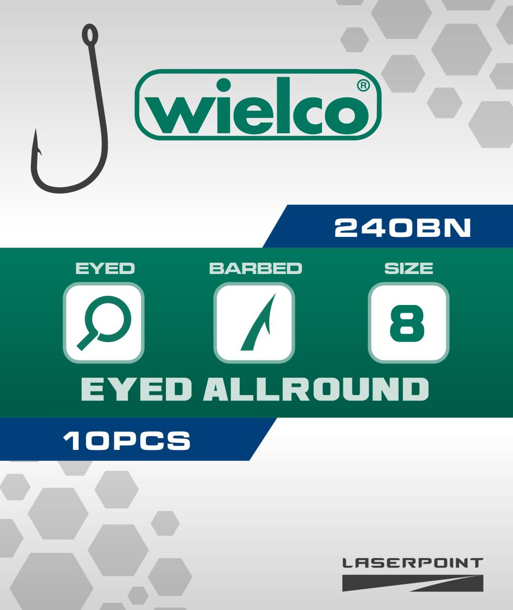 Wielco Laser Point 240BN Eyed Allround Hooks