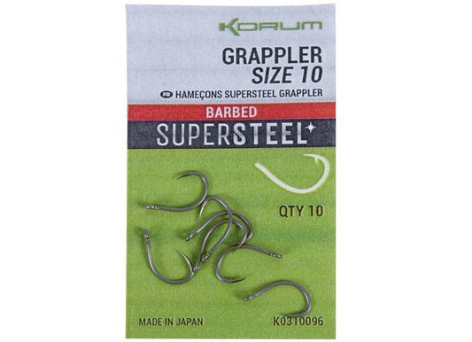 Korum Grappler Hooks Barbed