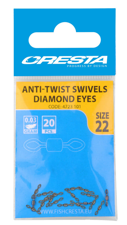 Cresta Rolling Swivel Diamond Eyes