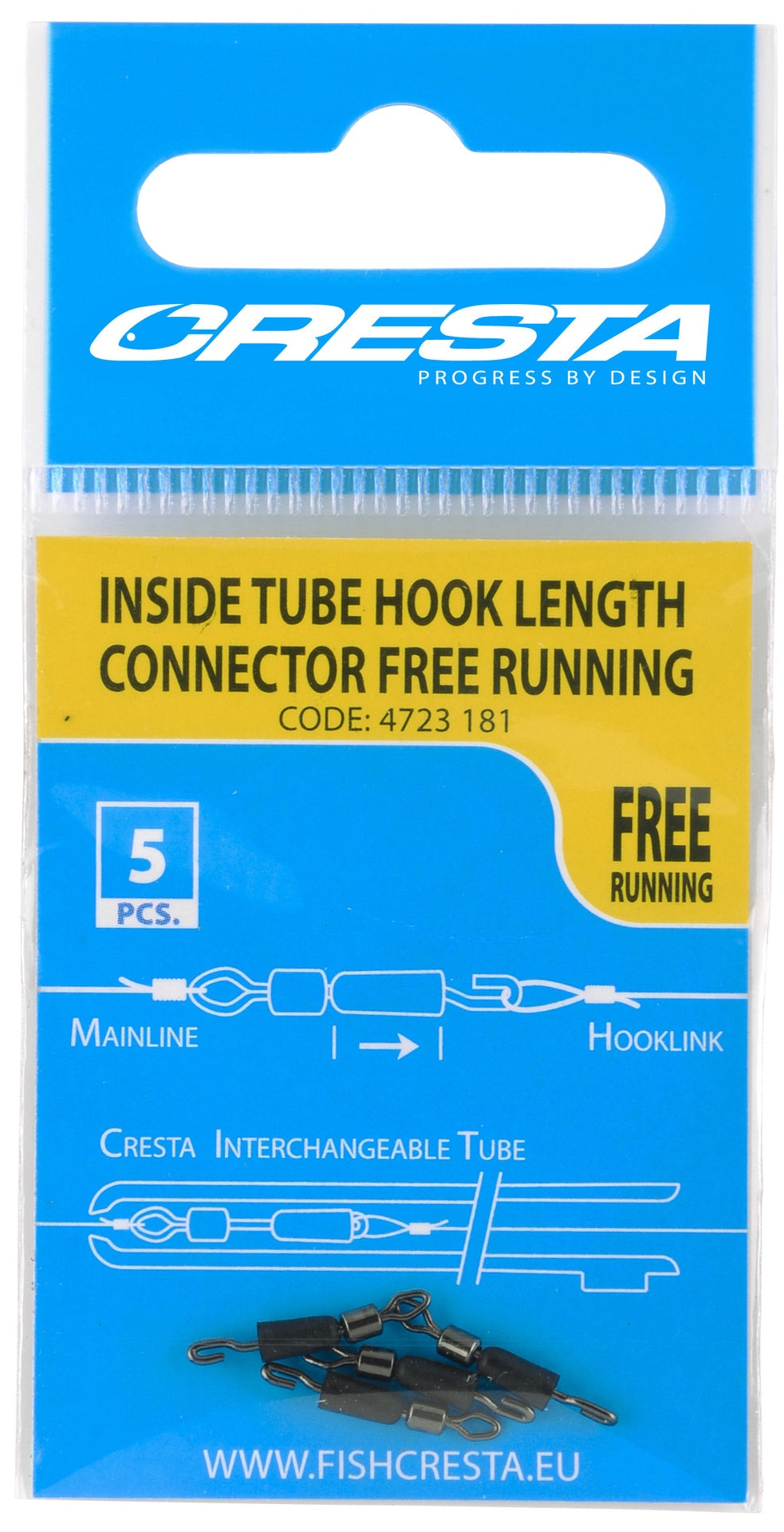 Cresta Inside Tube Hook Length Connection Swivel