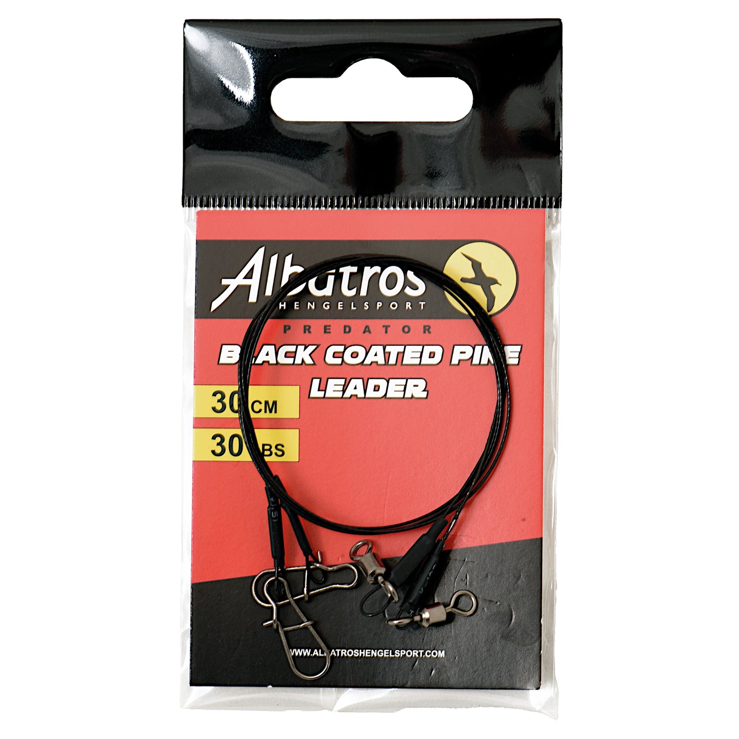 Albatros Black Coated Pike Leader 30cm/30lb.