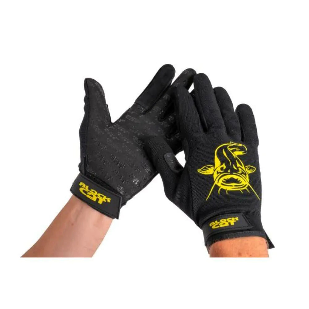 Black Cat Gripper Gloves