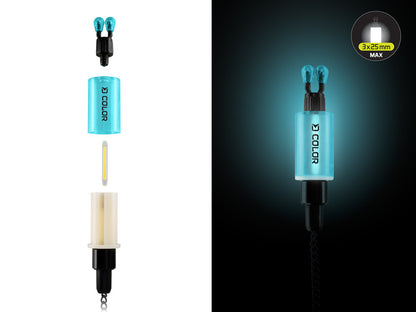 Delphin Bite Indicator Blauw + Rood