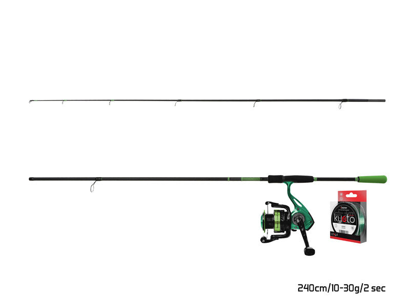 Spin fishing Set Delphin GreenSPIN 240cm