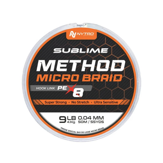 Nytro Sublime PE-X8 Method Microbraid Hooklinks