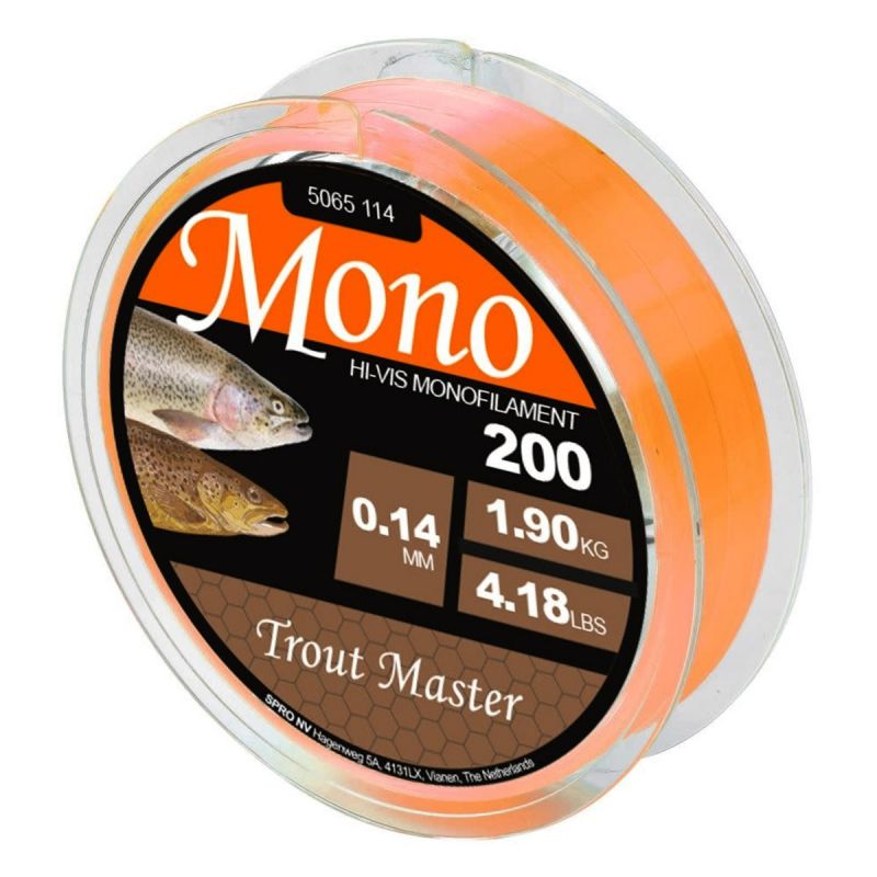 Troutmaster Mono Oranje