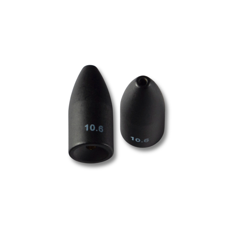 Toppies Brass Bullet Weights Black Matt
