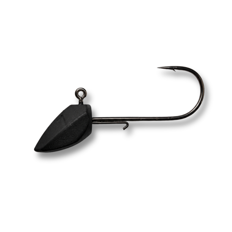 Dart Jig Head Bismuth Black Matt