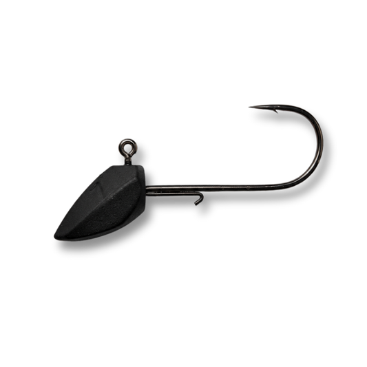 Toppies Dart Jig Head Bismuth Black Matt