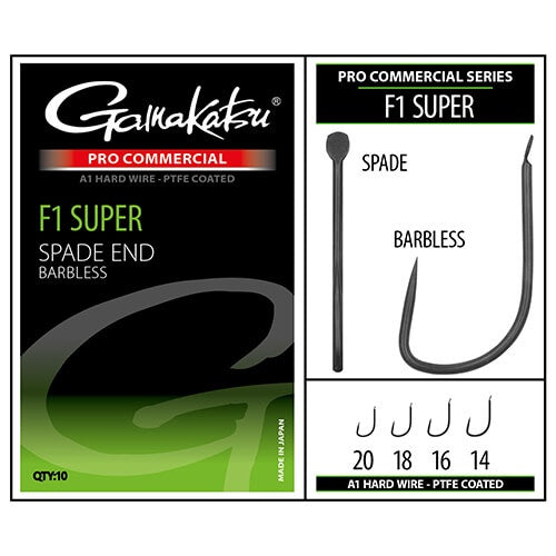 Gamakatsu Pro Commercial F1 Super Spade