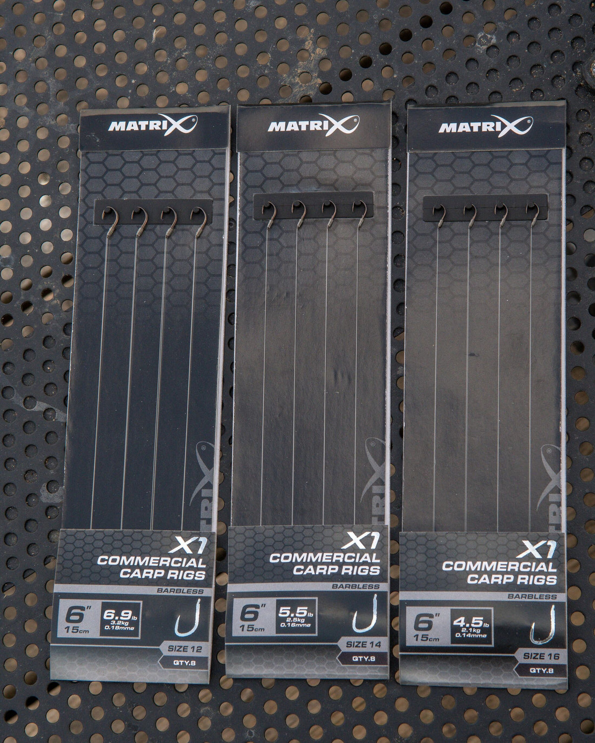 Matrix X1 Commercial Carp 15 cm Rigs