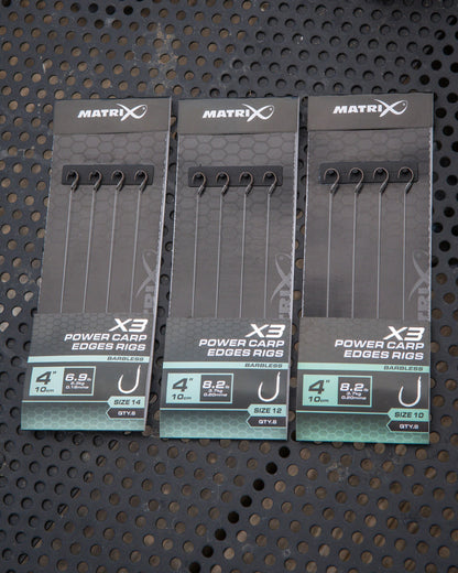 Matrix X3 Power Carp Edge 10cm Rigs