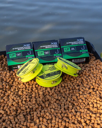 Matrix X8 X-Power Carp 45cm Band Rigs