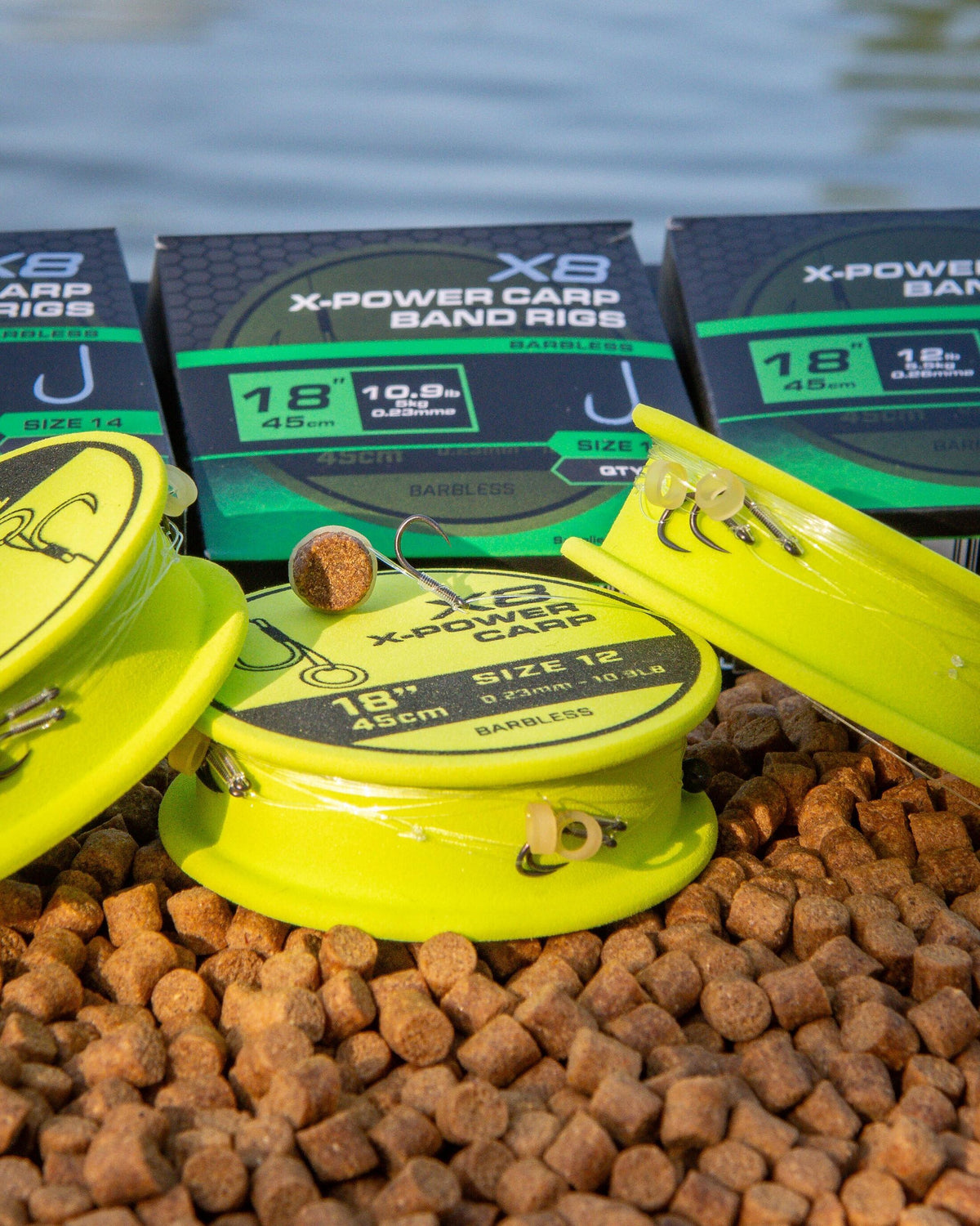 Matrix X8 X-Power Carp 45cm Band Rigs