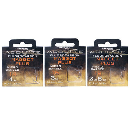 Drennan Acolyte Maggot Plus - Hooks to Fluorocarbon