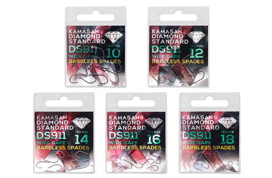 Kamasan DS911 Wide Gape Barbless Spade