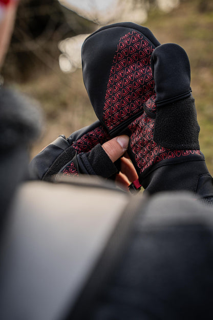 Fox Fingless Mitten Gloves
