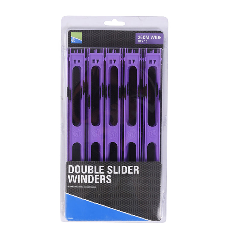 Double Slider Winders  - 20Cm Green