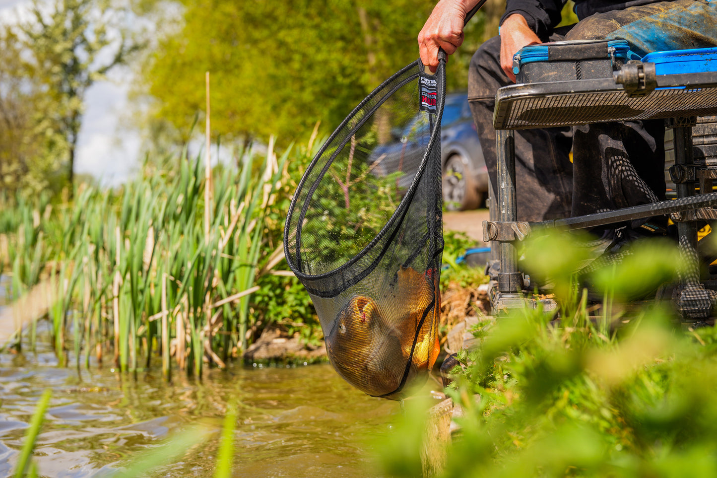 Preston Carbon Hair Mesh Landing Net