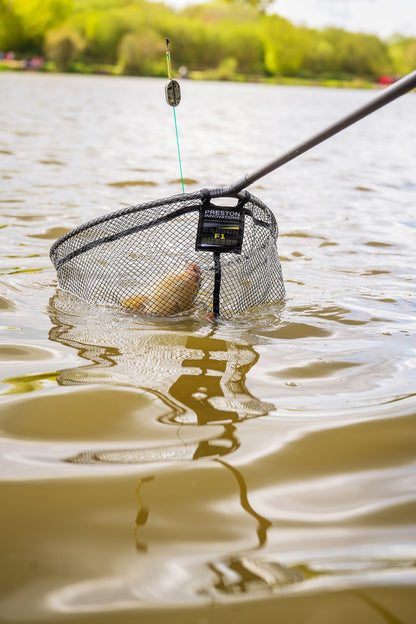 Preston Carbon F1 Latex Landing Net