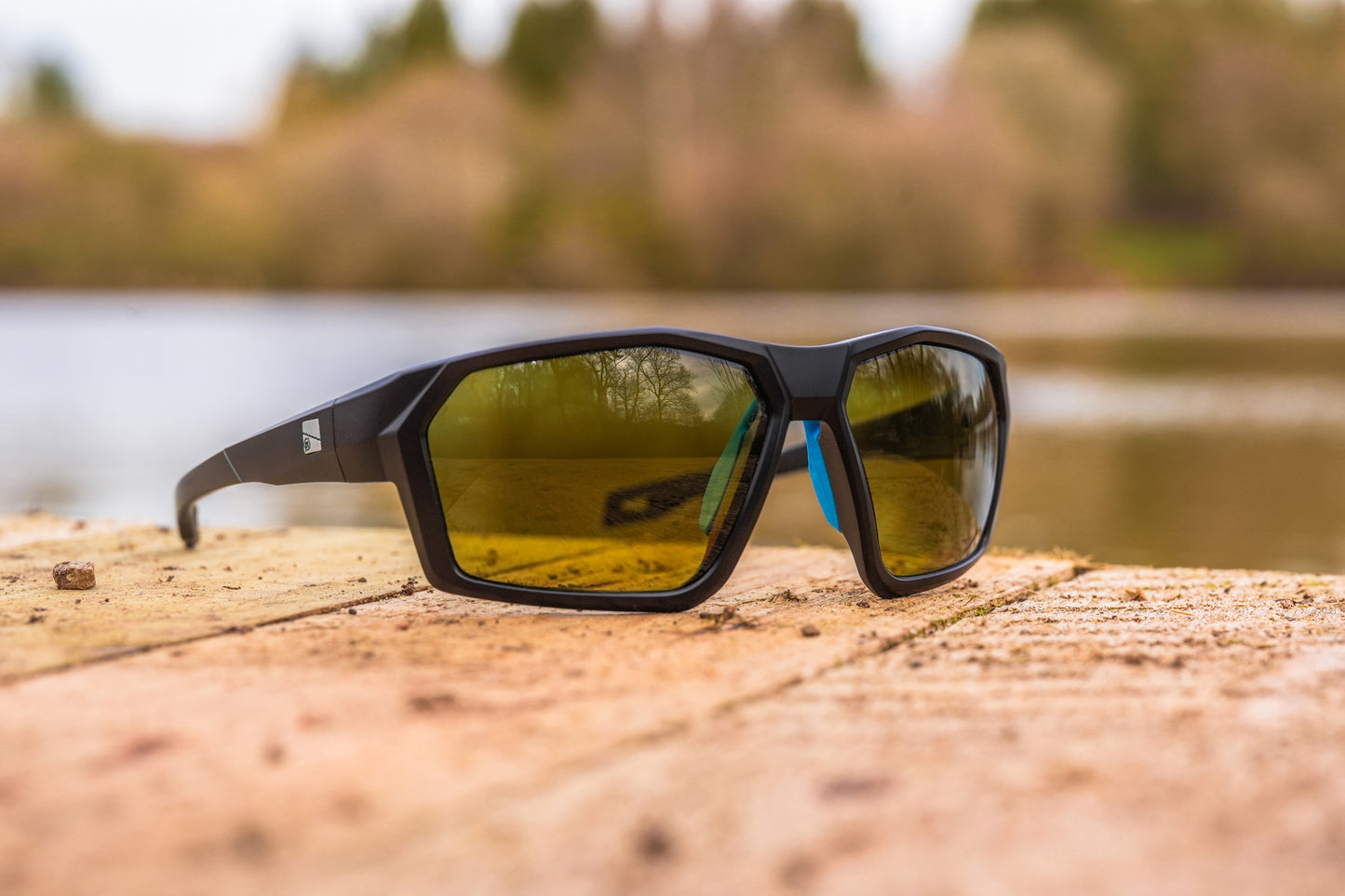 Preston Absolute Wrap Sunglasses Amber Brown
