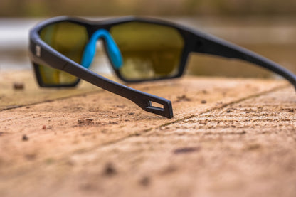 Preston Absolute Wrap Sunglasses Amber Brown