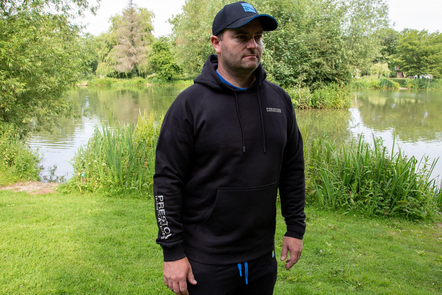 Preston Black French Terry Hoodie