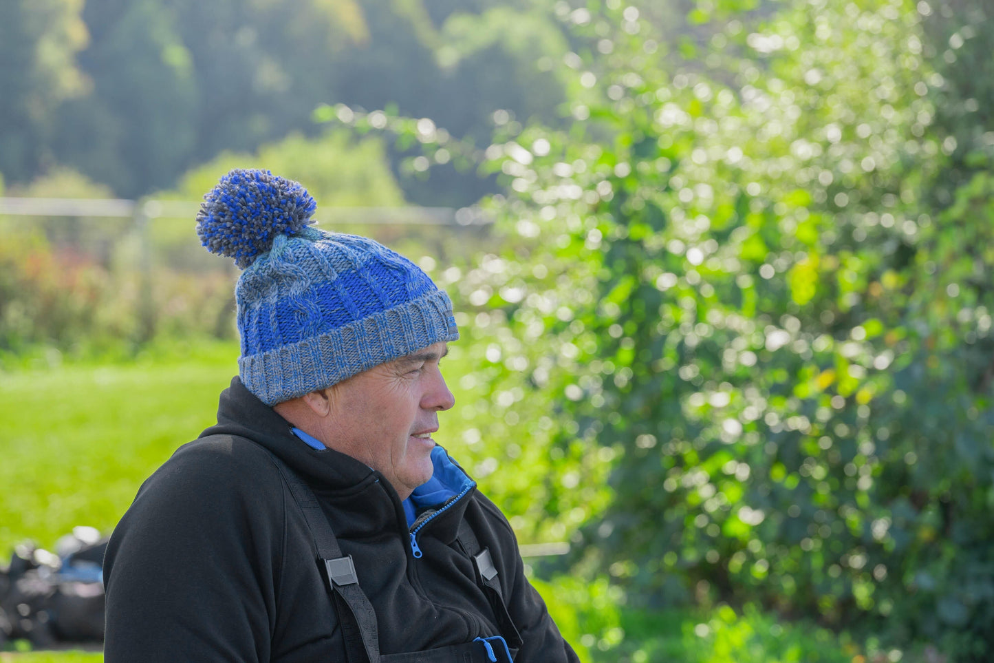 Preston Colour Block Bobble Hat