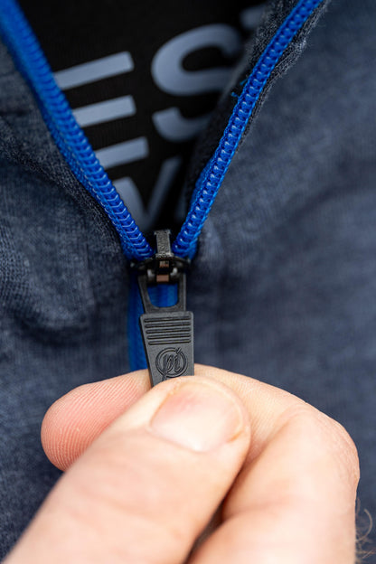 Preston Navy Tide Zip Hoodie