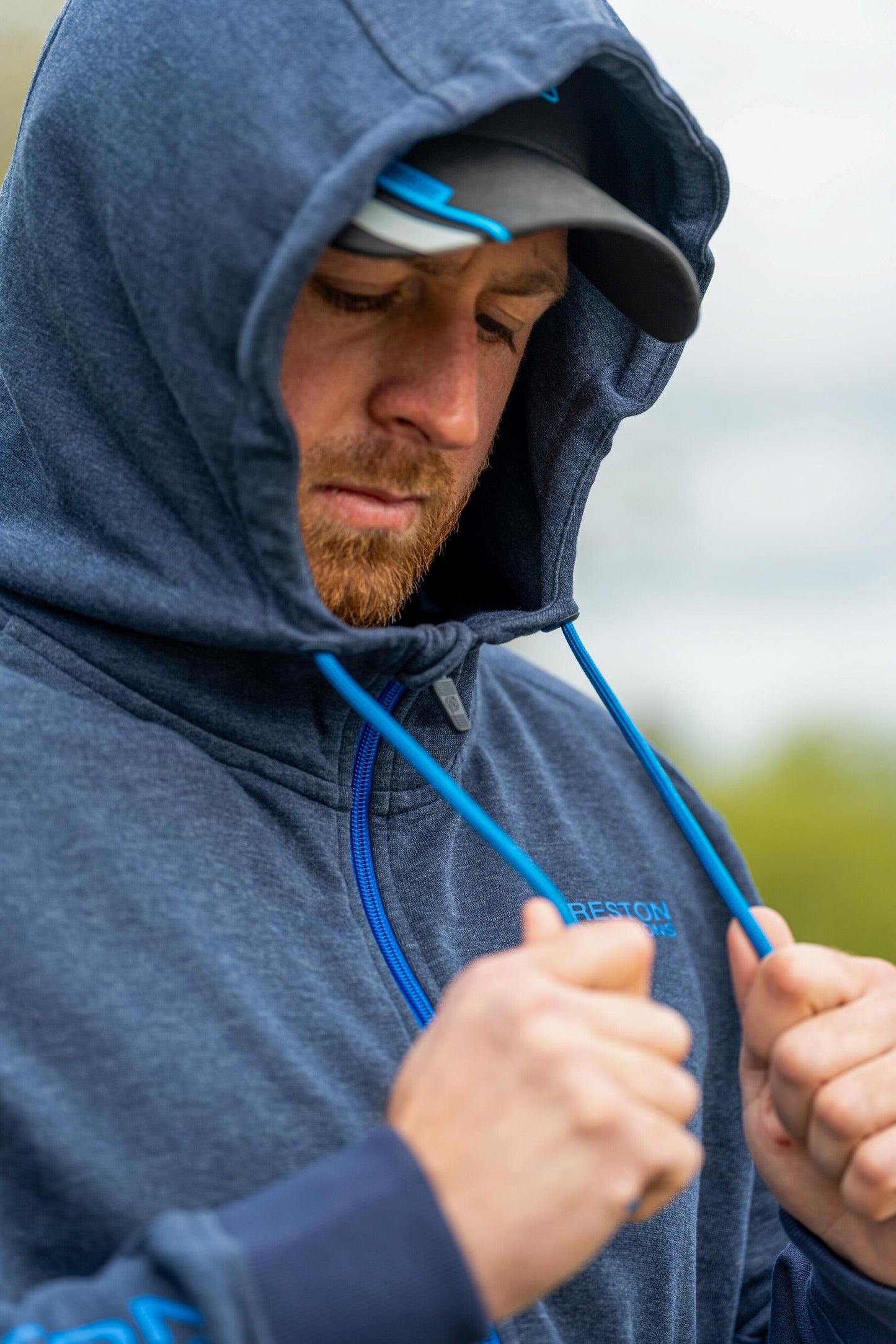 Preston Navy Tide Zip Hoodie