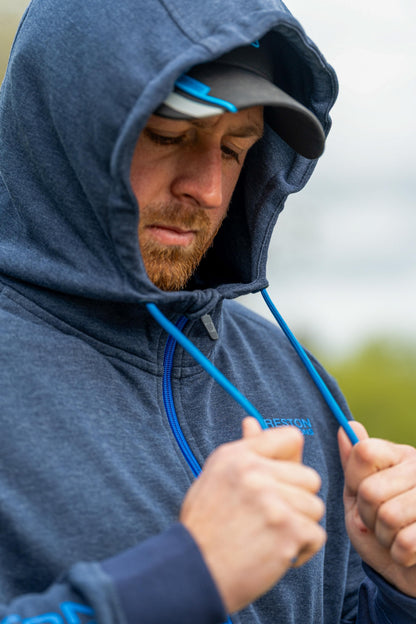 Preston Navy Tide Zip Hoodie