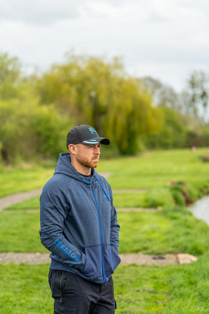 Preston Navy Tide Zip Hoodie