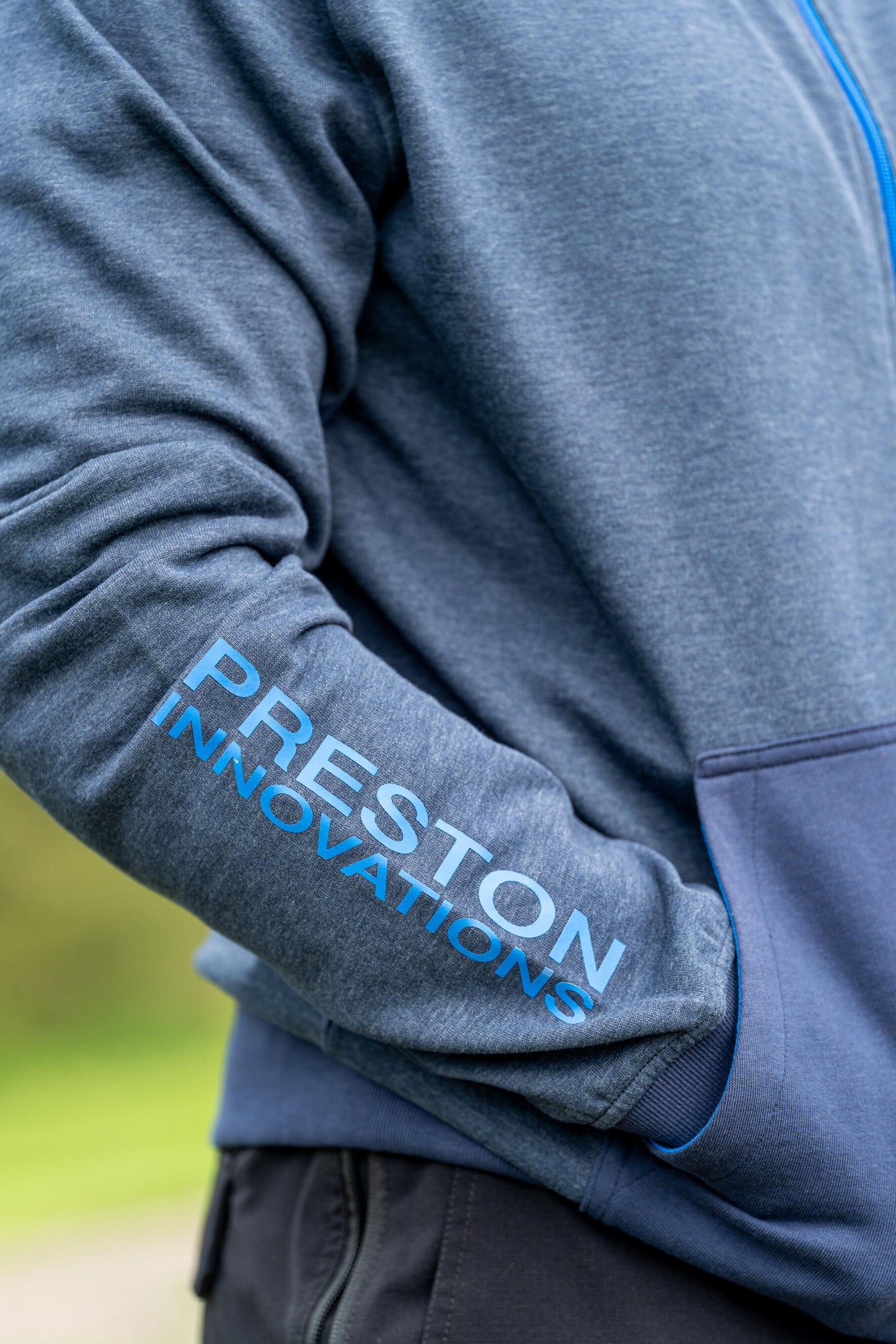 Preston Navy Tide Zip Hoodie