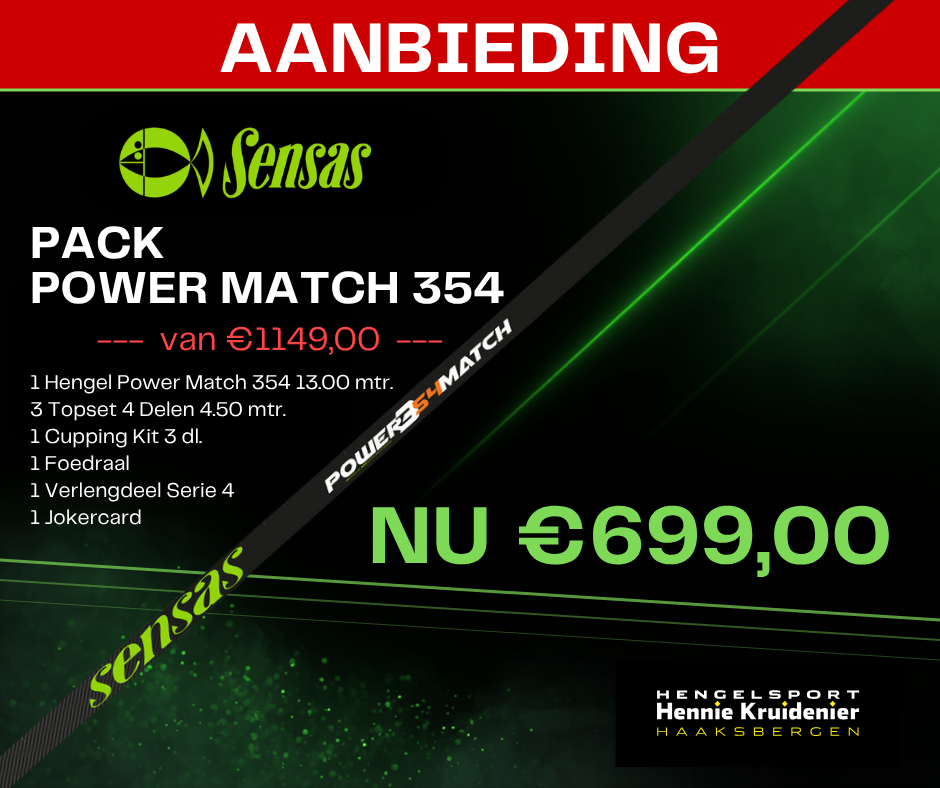 Sensas Pack Parallel Power Match 354 13.00 mtr.
