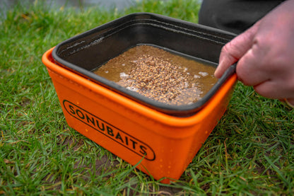 Sonubaits EVA Bait Tub & Strainer Set