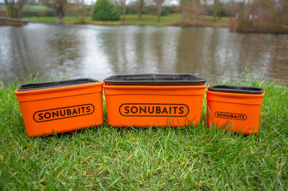 Sonubaits EVA Bait Tub & Strainer Set