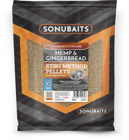 Sonubaits Stiki Pellets Hemp & Gingerbread  2mm