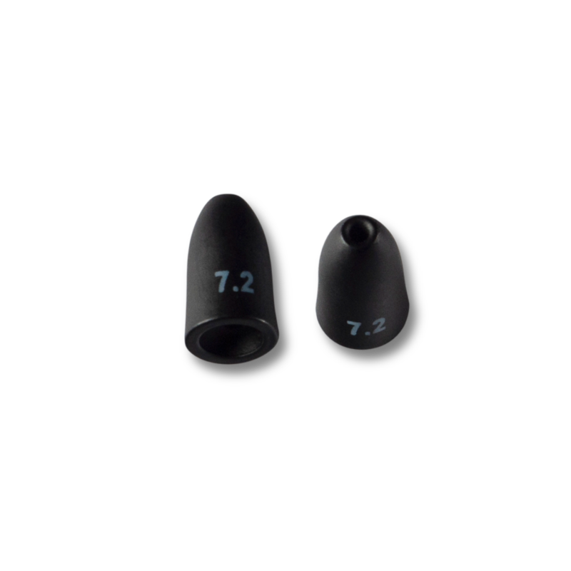 Toppies Tungsten Bullet Weights Black Matt