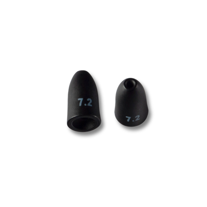 Toppies Tungsten Bullet Weights Black Matt