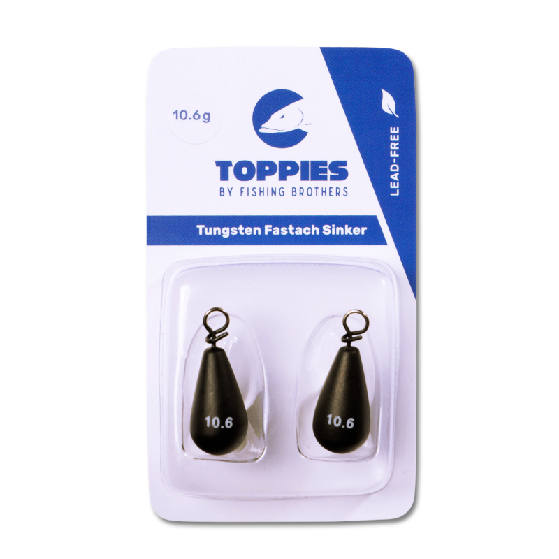 Toppies Tungsten Fastach Sinker Black Matt