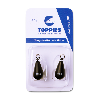 Toppies Tungsten Fastach Sinker Black Matt