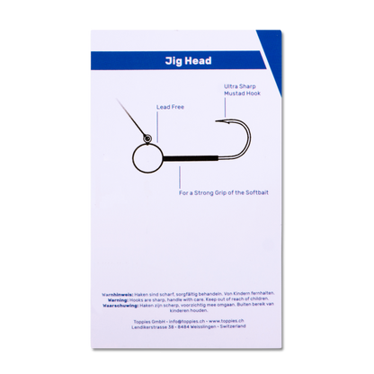 Toppies Tungsten Jighead Balll