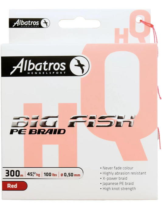 Albatros Big Fish HQ PE Braid Red
