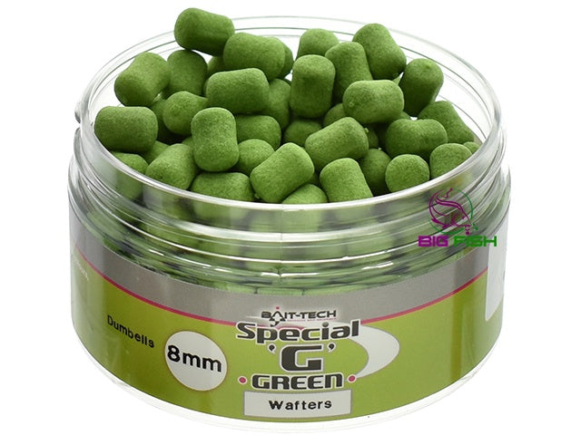 Bait-tech Special 'g' Green Wafters 8mm