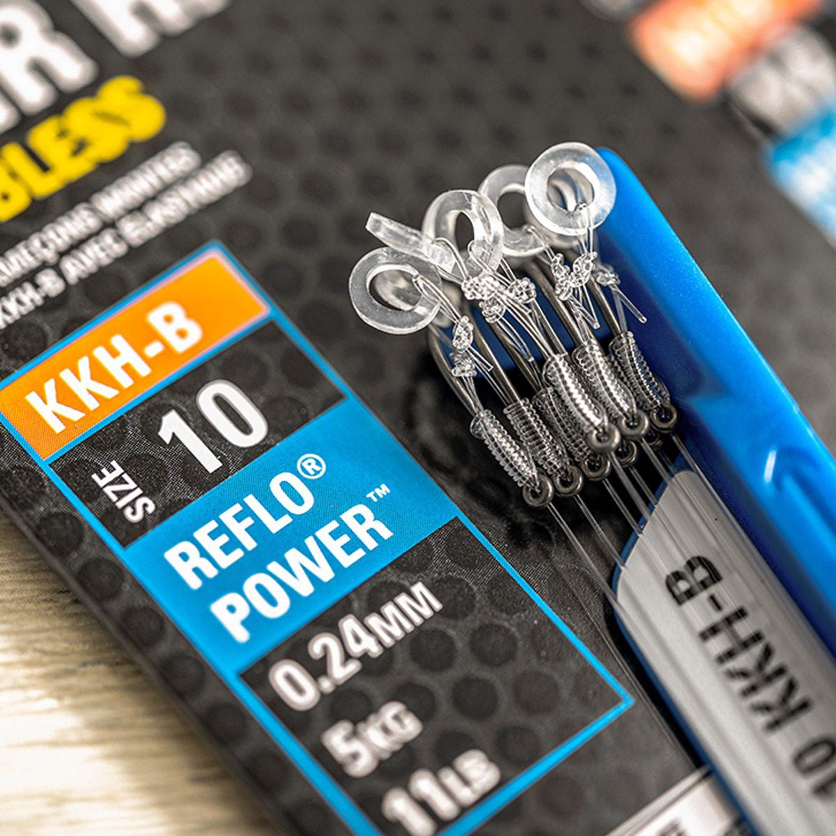 Preston KKH-B 4"/10 Cm Banded Hair Rigs Barbless
