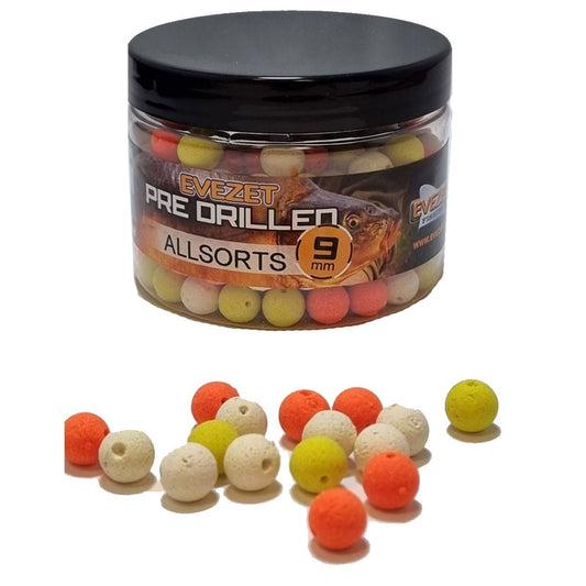 Evezet Pre-drilled Allsort 9mm