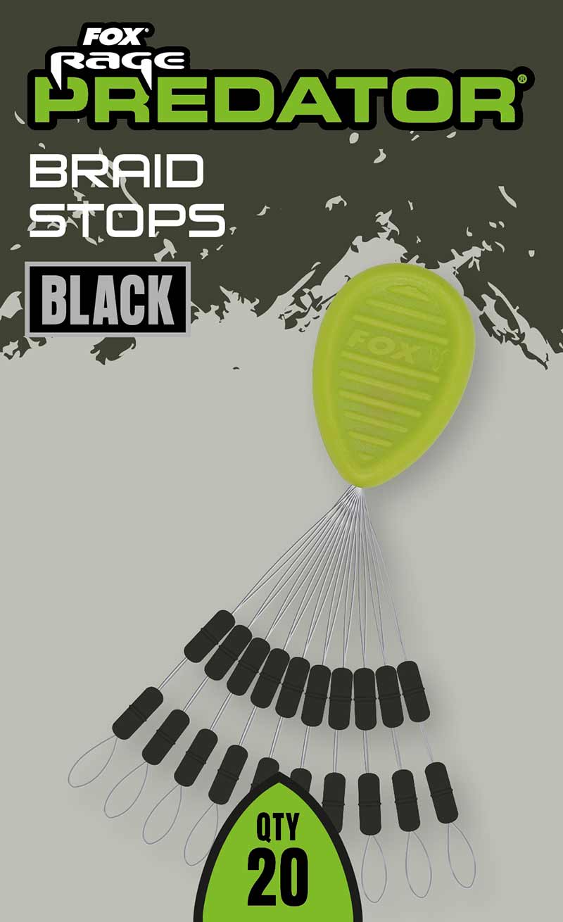 Fox Predator Float Stops Black