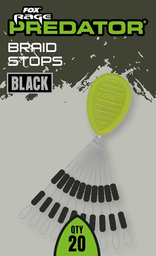 Fox Predator Float Stops Black